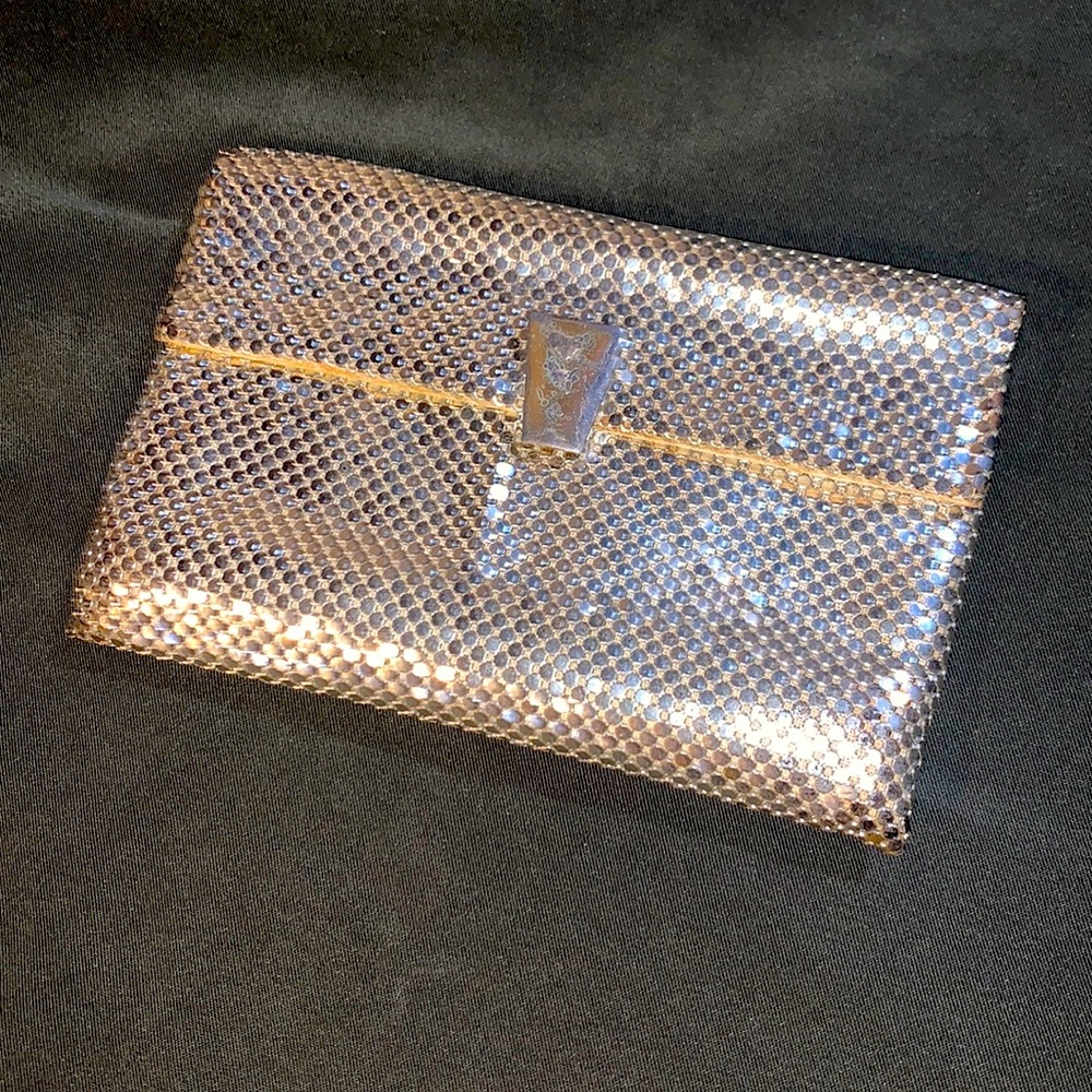 Vintage metallic handbag purse